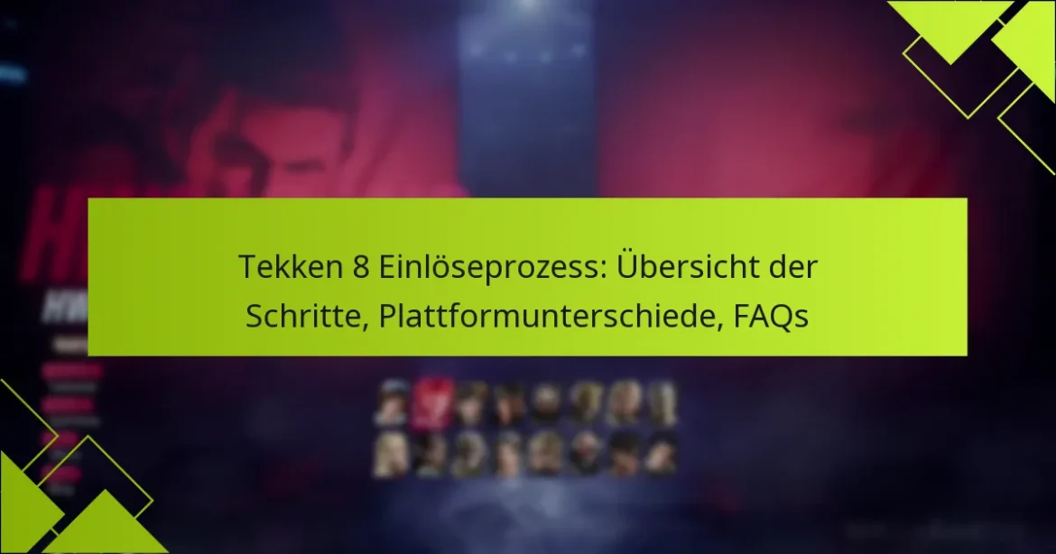 Tekken 8 Einlöseprozess: Übersicht der Schritte, Plattformunterschiede, FAQs